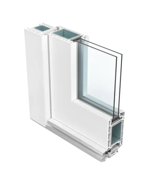 Puerta balconera PVC VEKA 70