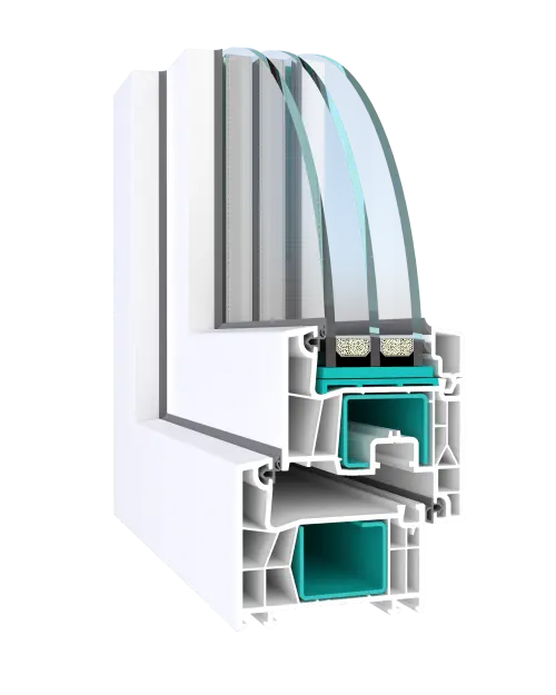 Ventana PVC WDS 76 AD