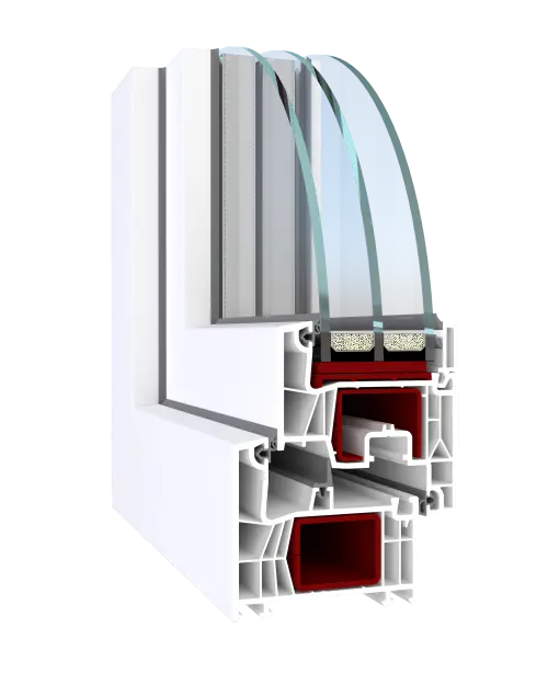 Ventana PVC WDS 76 MD